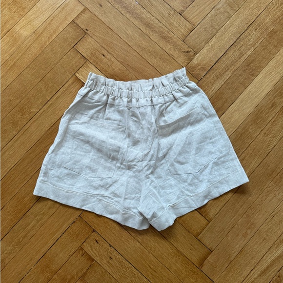 🚨WORN ONCE🚨 WAYF MATCHING SET LAYNE LINEN - CROP TOP AND SHORTS - Picture 6 of 6